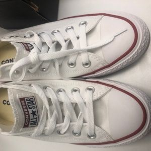 NEW CONVERSE IN THE BOX  ALLSTAR OX OPTICAL WHITE